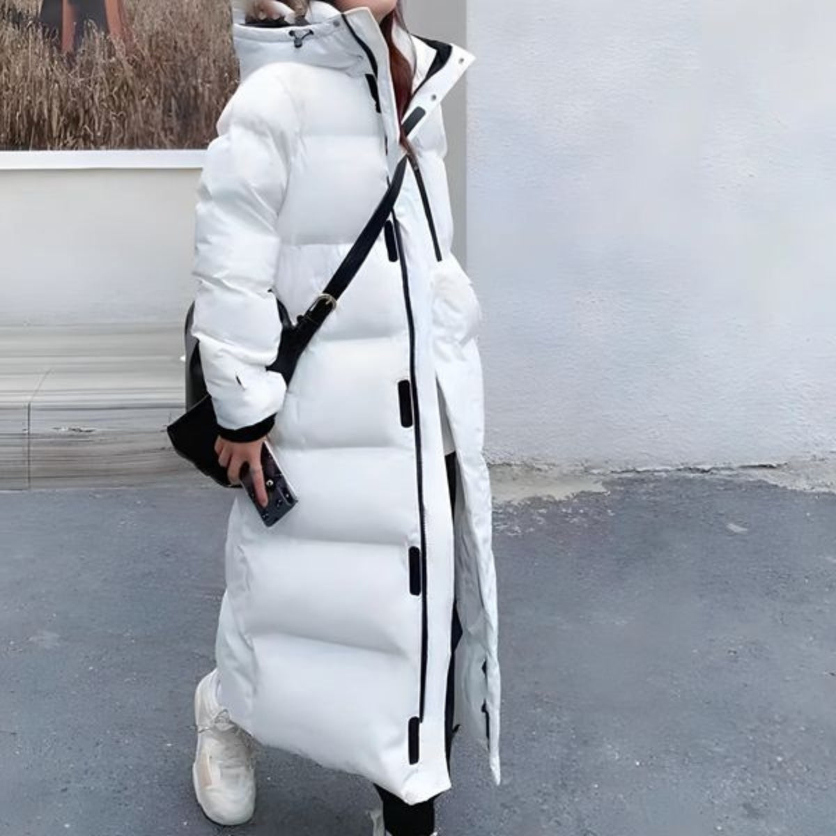 Women's Long Waterproof Puffer Jacket – Cozy & Stylish Protection 1