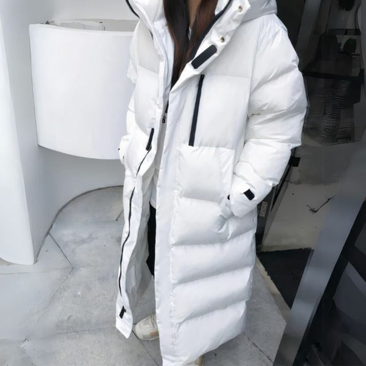 Women's Long Waterproof Puffer Jacket – Cozy & Stylish Protection 2