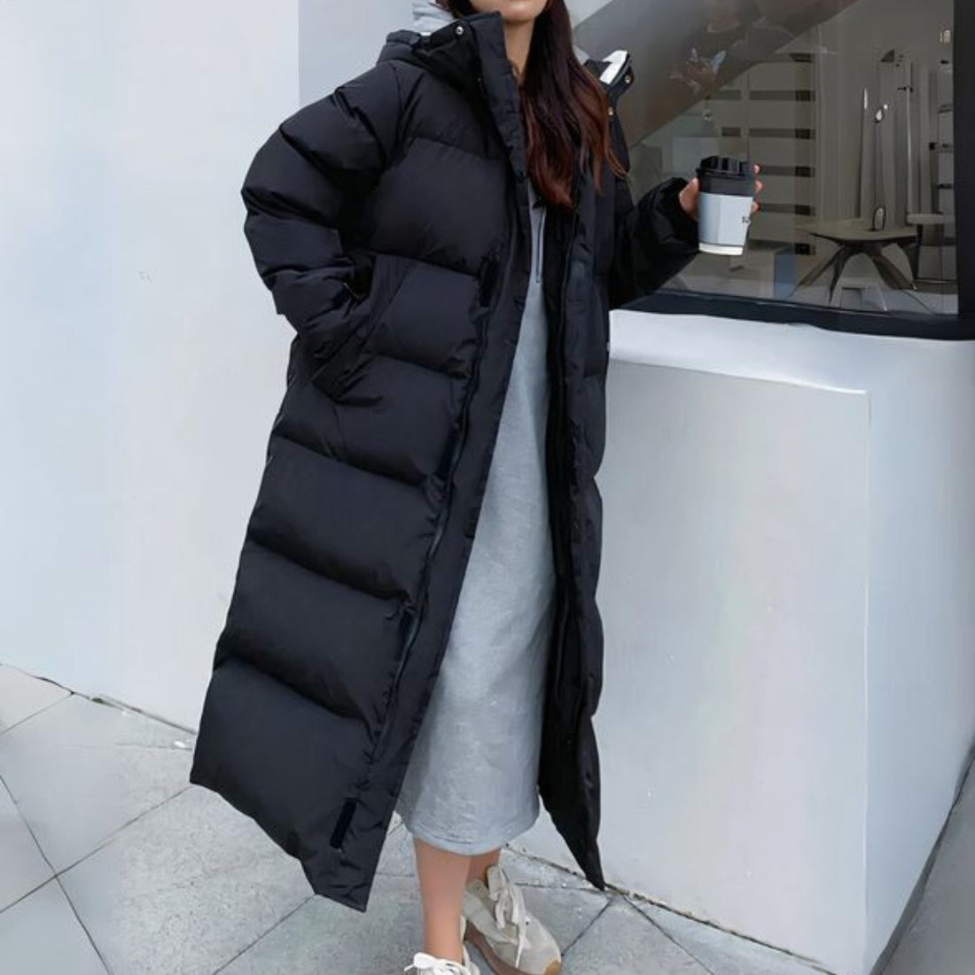 Women's Long Waterproof Puffer Jacket – Cozy & Stylish Protection 3