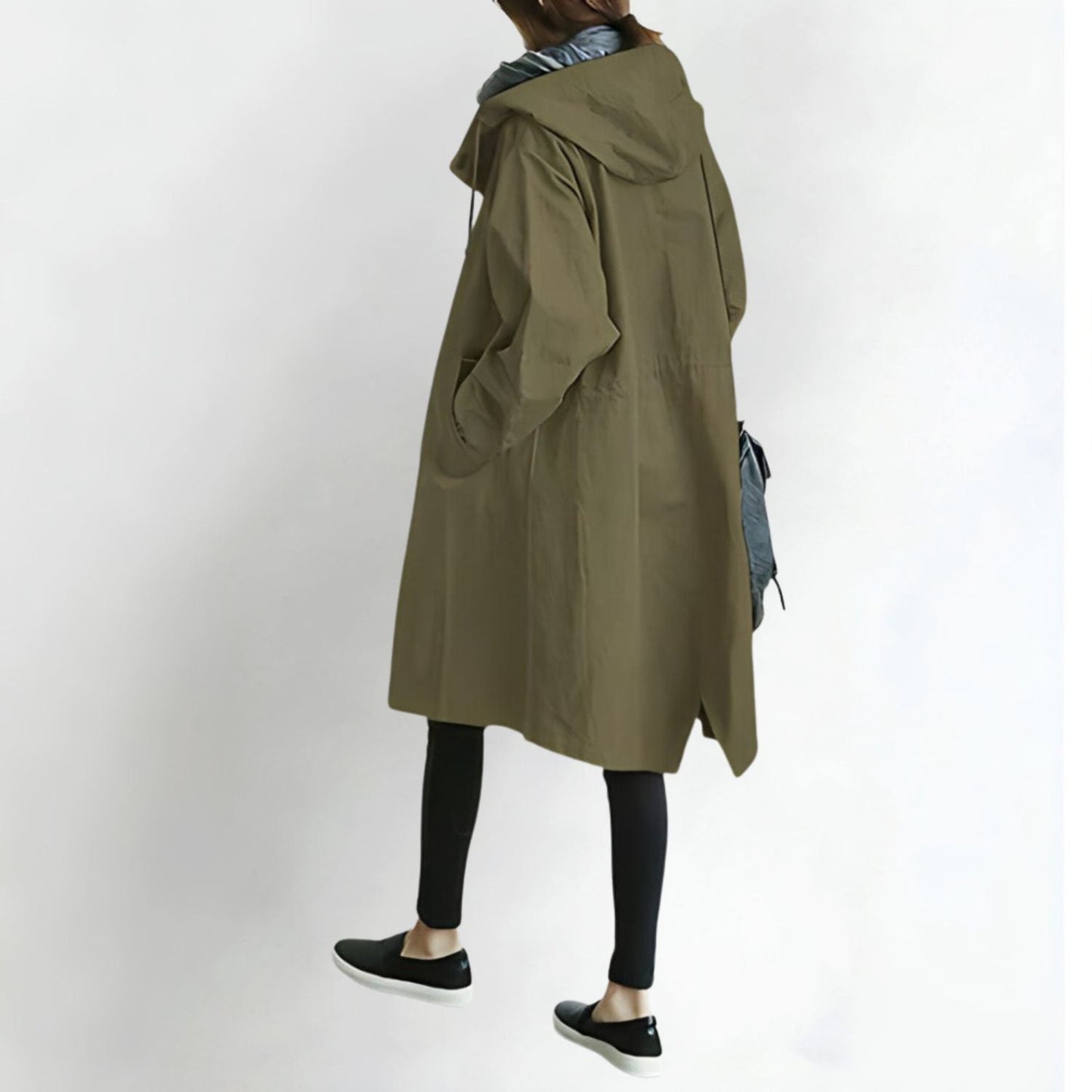 Women's Long Windbreaker Jacket – Stylish Comfort for Autumn 8
