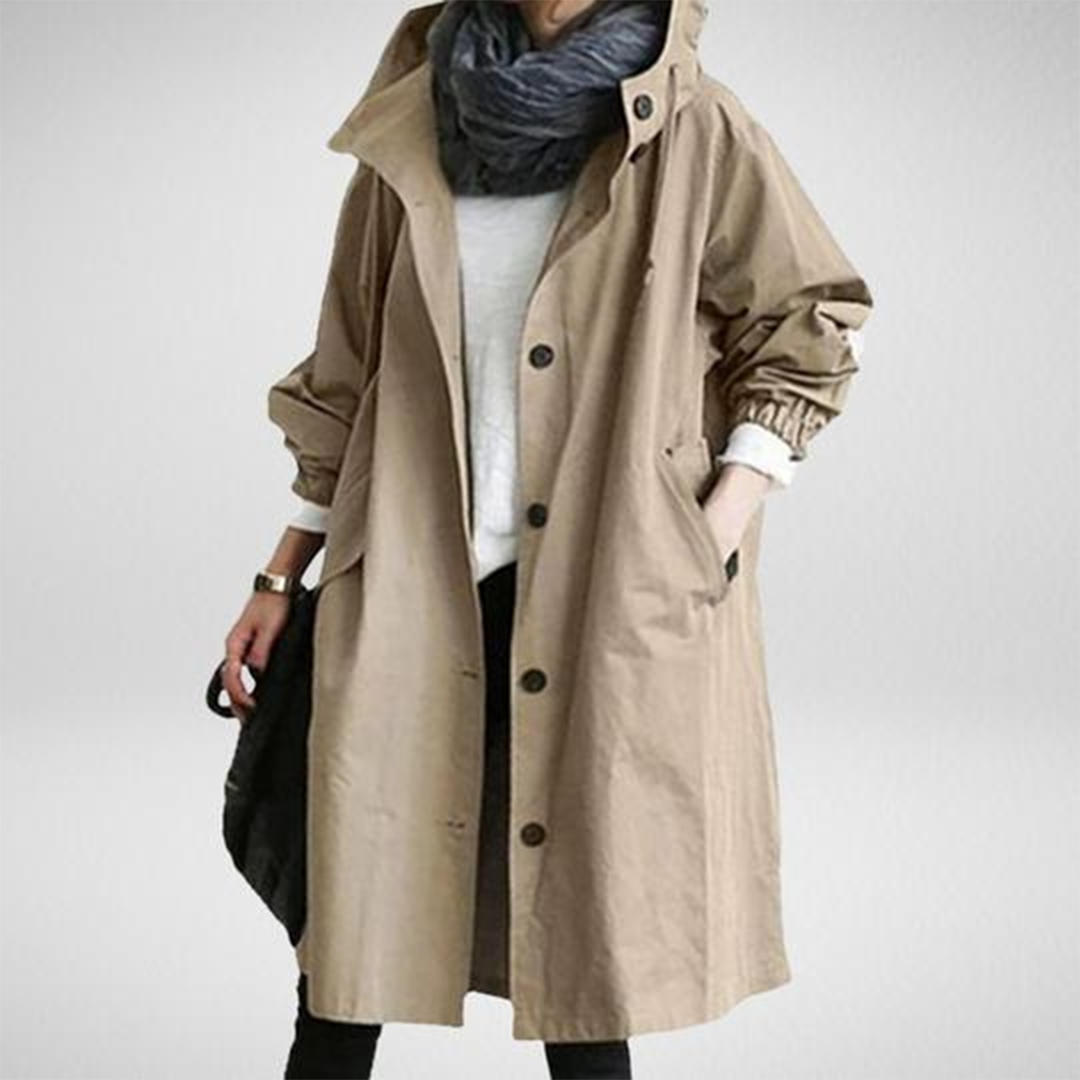 Women's Longline Windbreaker – Stylish & Cozy for Autumn 4