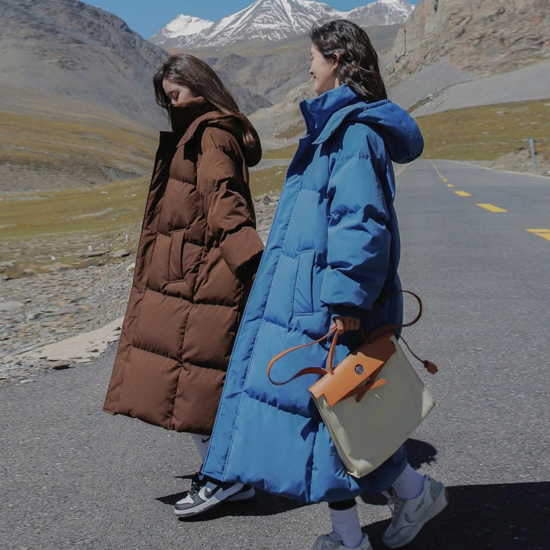 Women's Mid-Length Puffer Jacket – Stylish Warmth for Winter 1