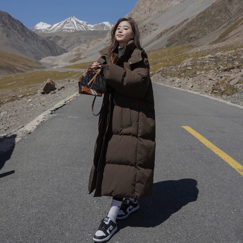 Women's Mid-Length Puffer Jacket – Stylish Warmth for Winter 5