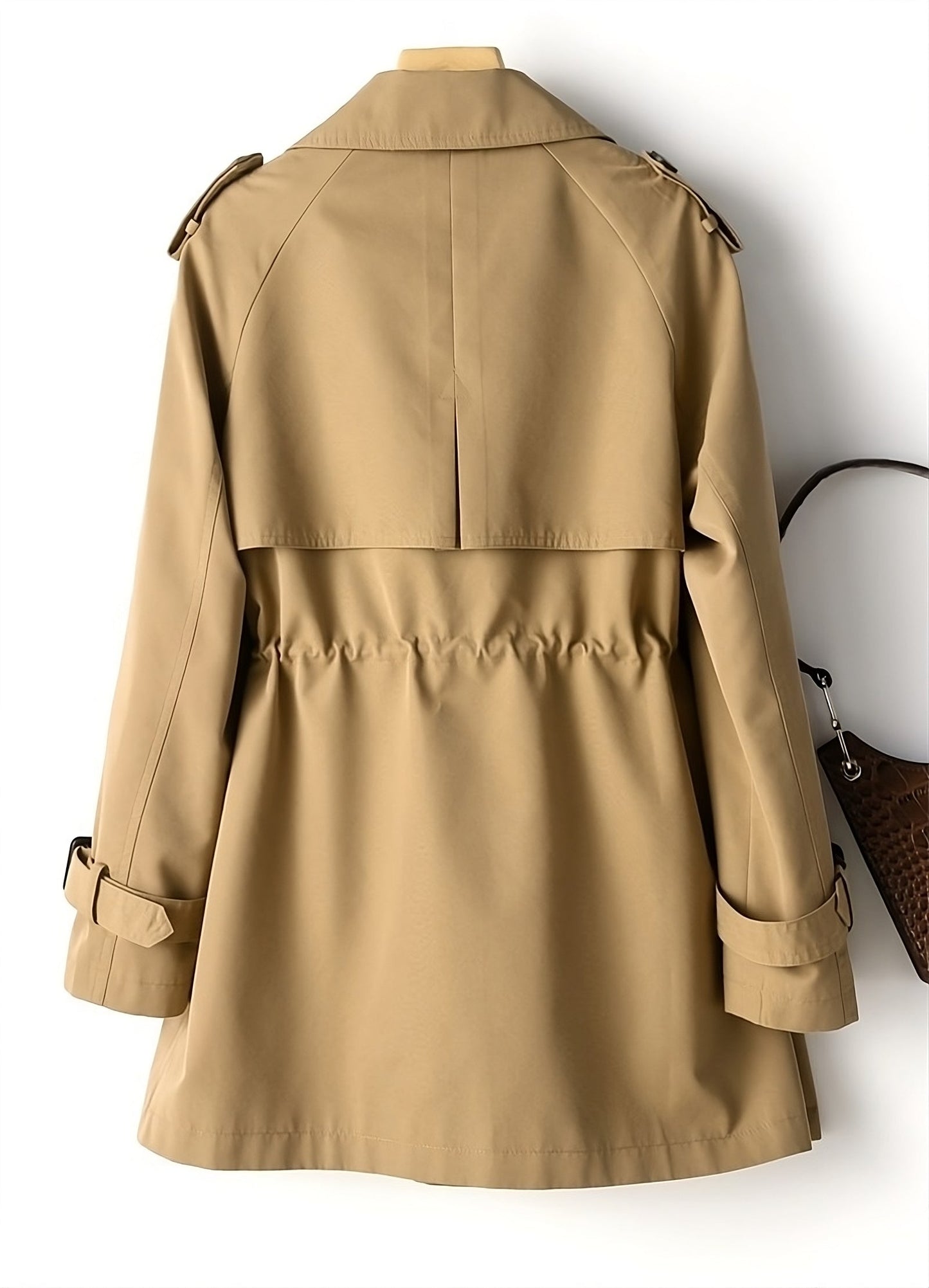 Women's Mid-Length Trench Coat – Chic Style for Spring & Autumn 1