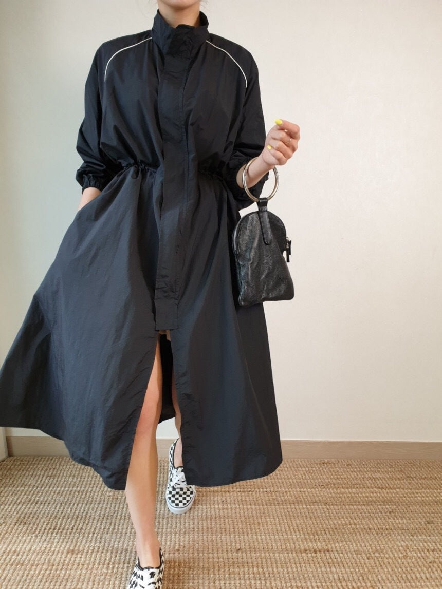 Women's Oversized High Collar Jacket – Warm & Stylish for Fall 1