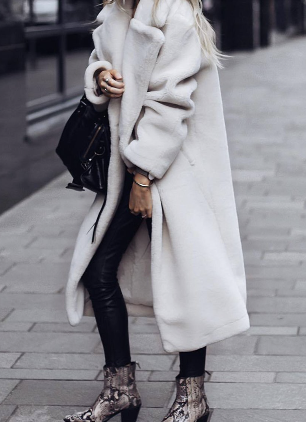 Women's Oversized Long Jacket – Cozy Chic with Lapel Collar 1