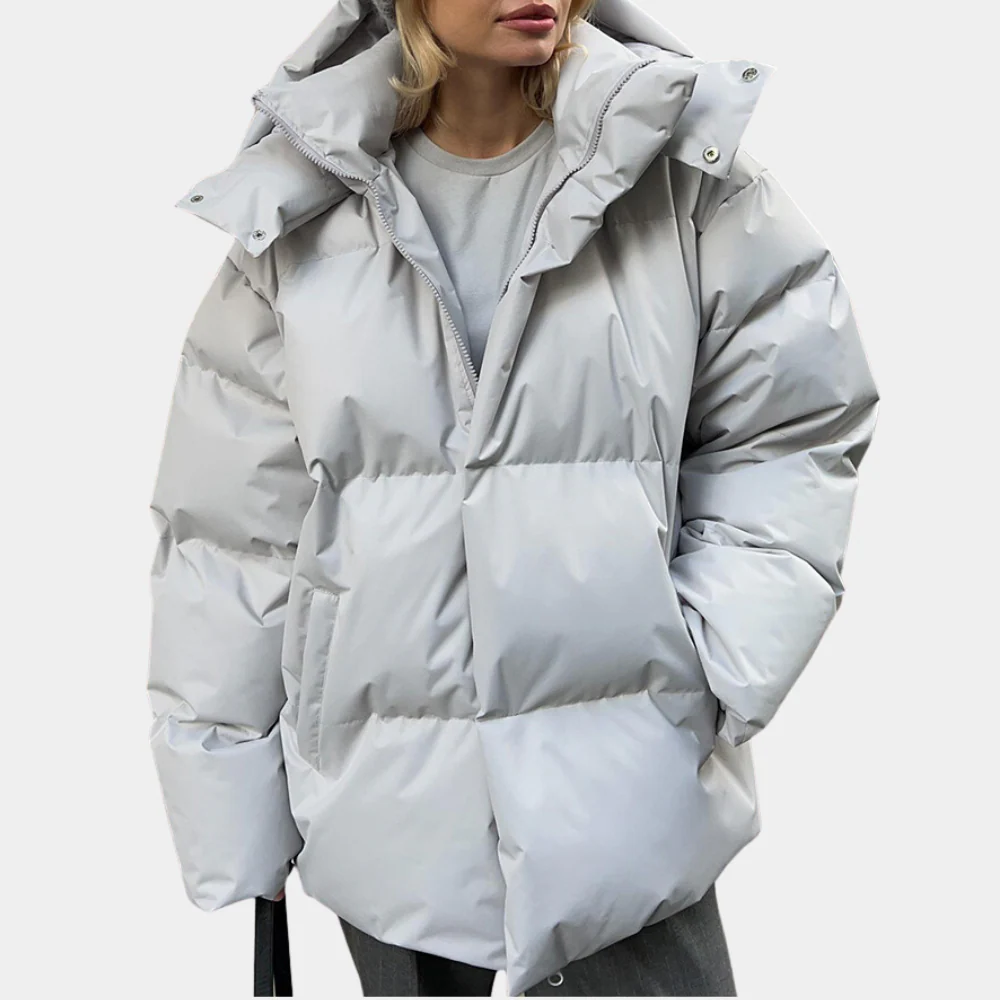 Women’s Oversized Padded Jacket – Cozy Quilted Design for Winter 1