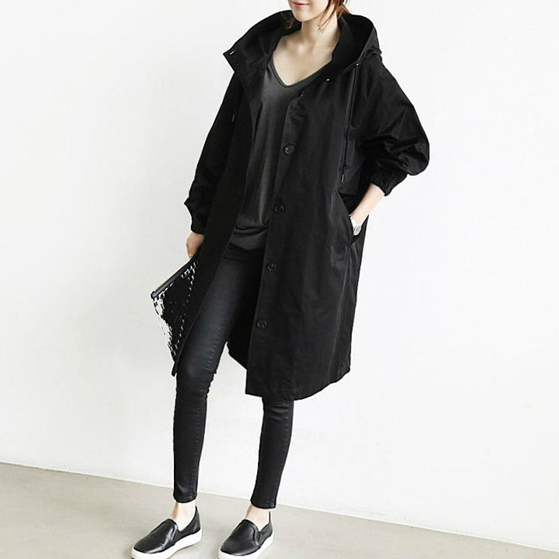 Women's Oversized Trench Coat – Water-Repellent for All-Season Style 3