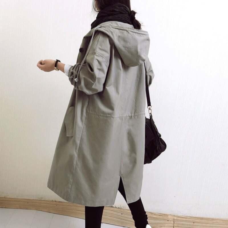Women's Oversized Trench Coat – Water-Repellent for All-Season Style 5