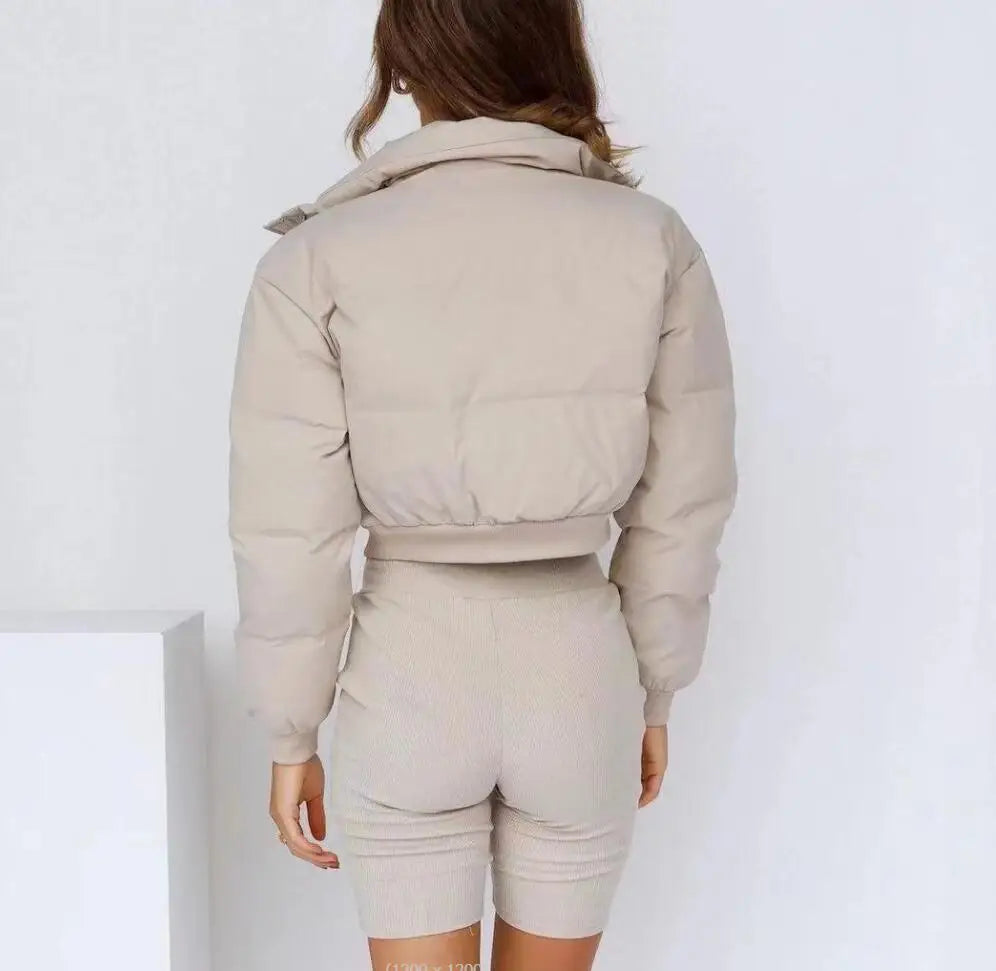 Women's Padded Bomber Jacket – Cozy Warmth for Winter Days 3