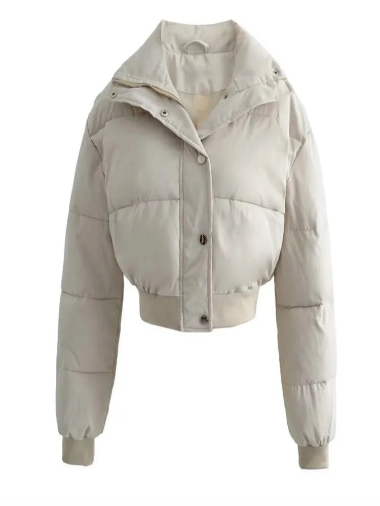Women's Padded Bomber Jacket – Cozy Warmth for Winter Days 6