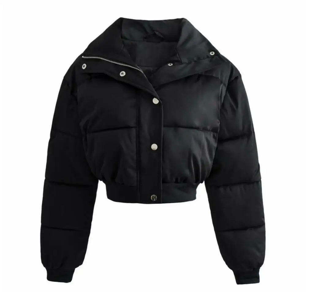 Women's Padded Bomber Jacket – Cozy Warmth for Winter Days 7