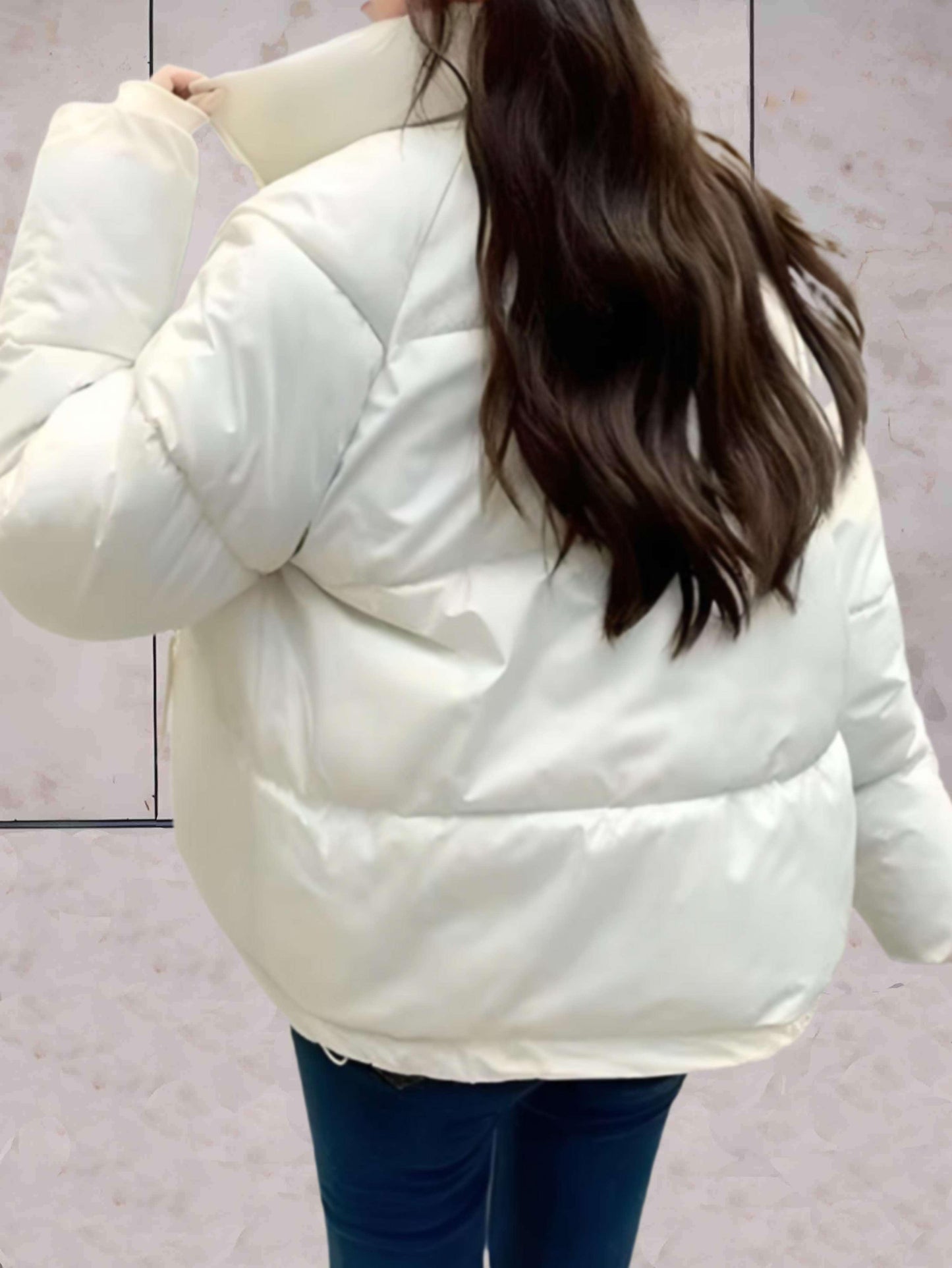 Women's Parka Coat – Stylish Warmth with Stand-Up Collar 2