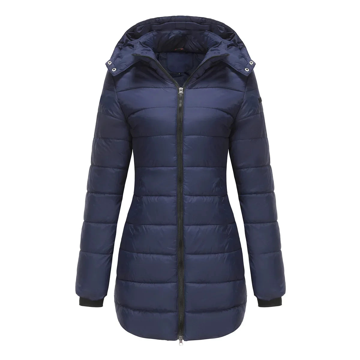 Women's Puffer Jacket – Versatile & Cozy with Removable Hood 2