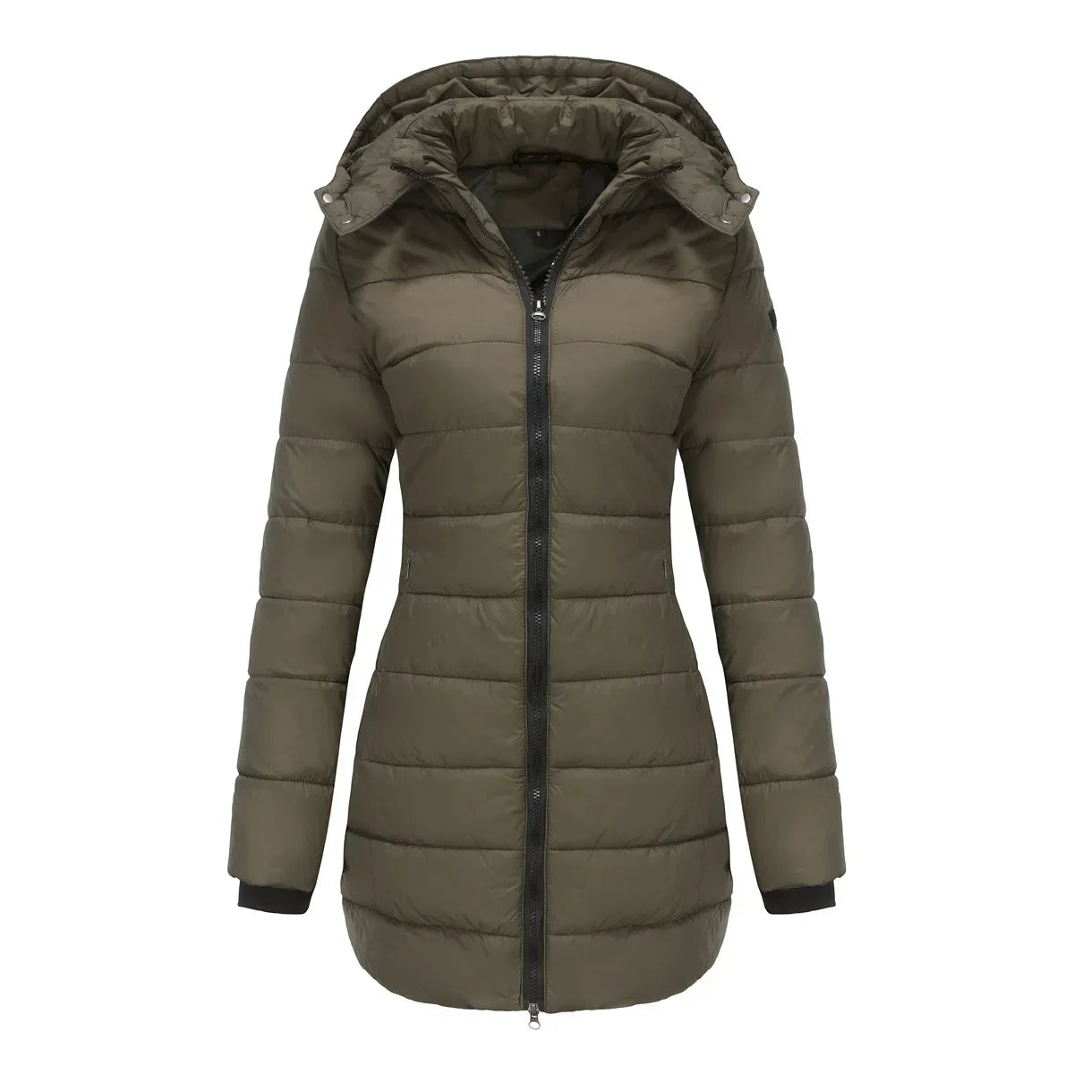Women's Puffer Jacket – Versatile & Cozy with Removable Hood 3