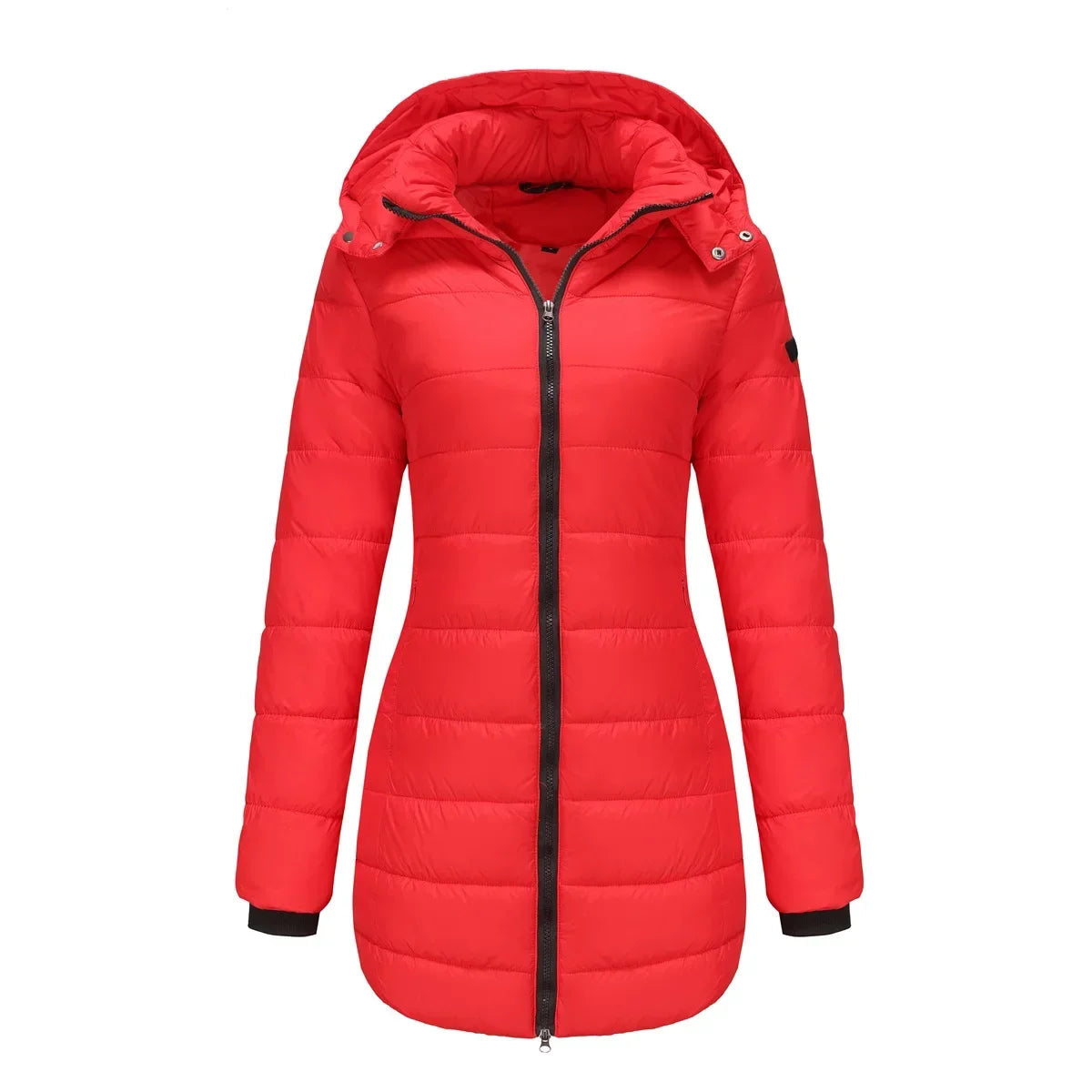 Women's Puffer Jacket – Versatile & Cozy with Removable Hood 5