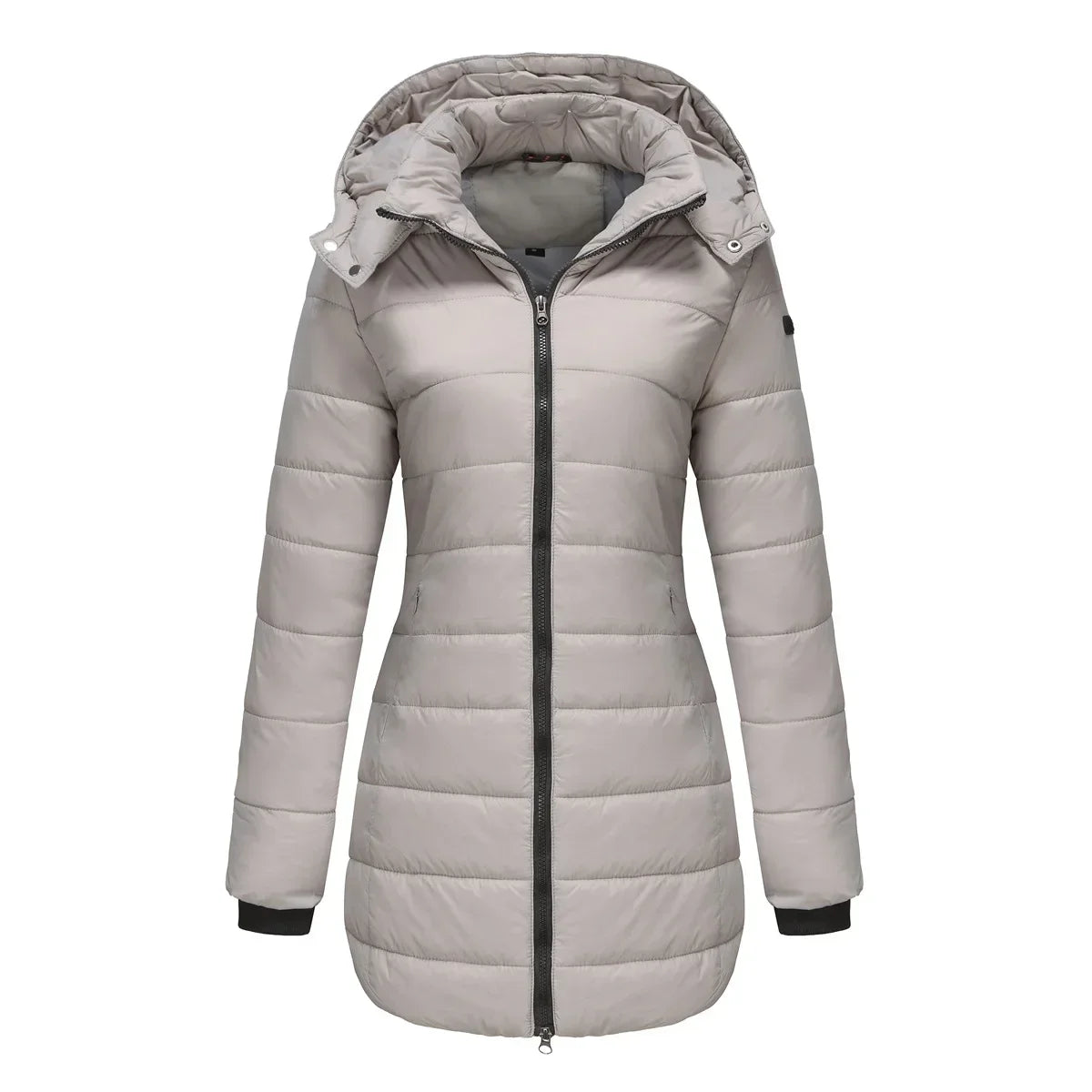 Women's Puffer Jacket – Versatile & Cozy with Removable Hood 6