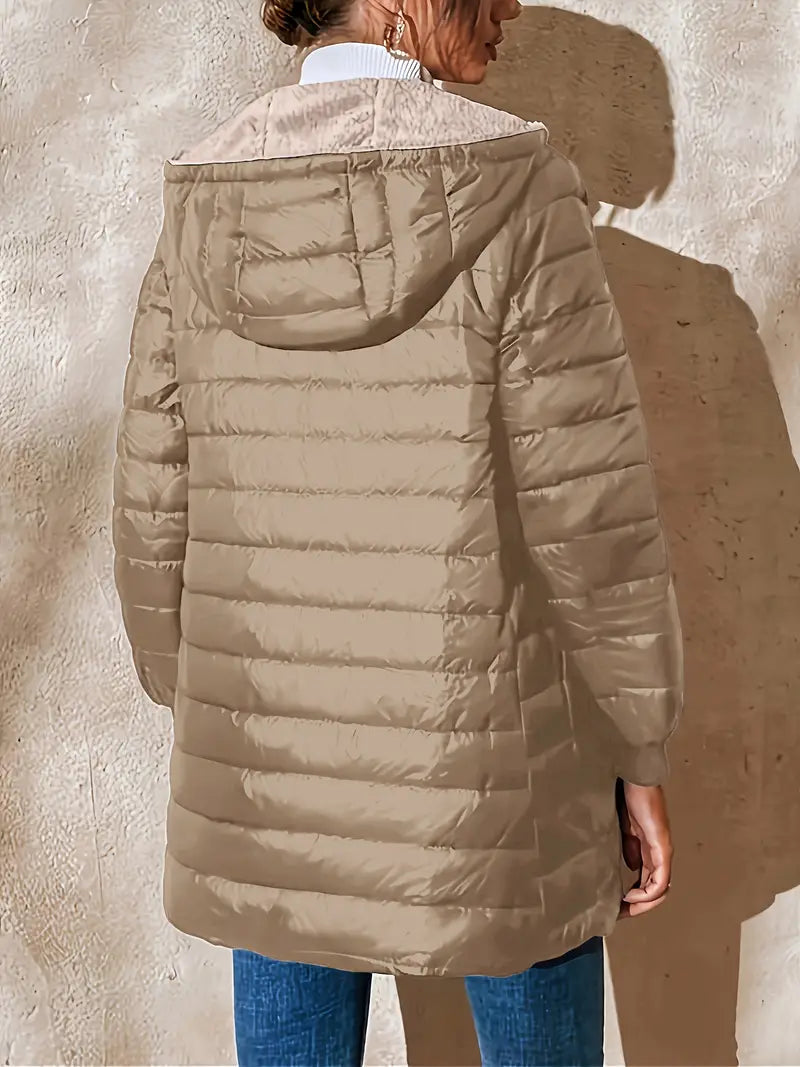 Women's Quilted Hooded Jacket – Stylish Warmth for Chilly Days 2