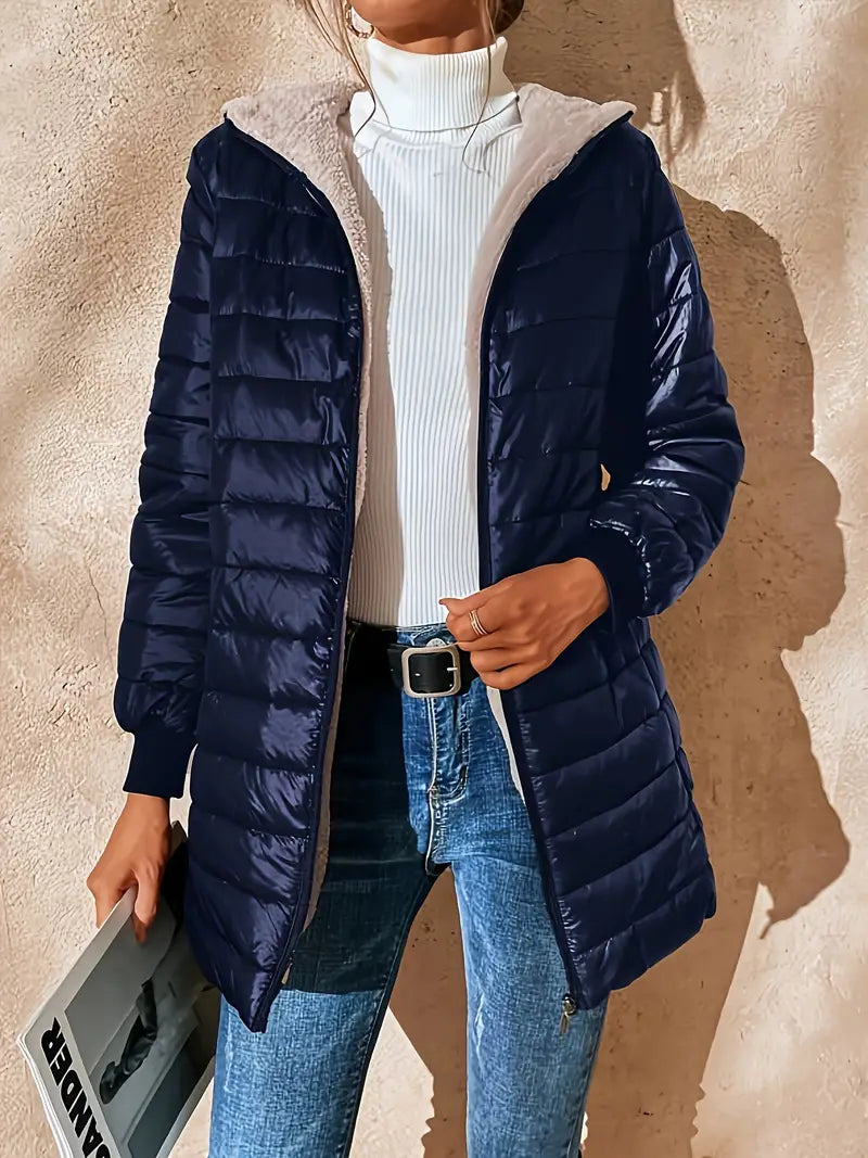 Women's Quilted Hooded Jacket – Stylish Warmth for Chilly Days 4