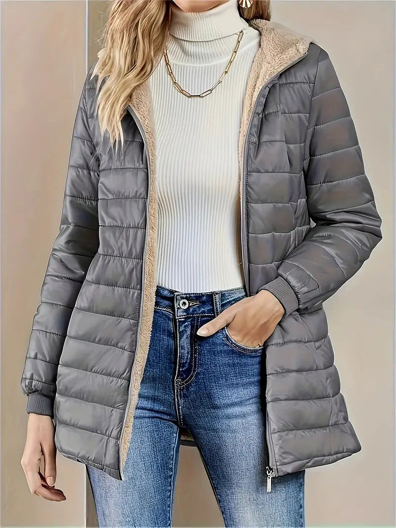 Women's Quilted Hooded Jacket – Stylish Warmth for Chilly Days 6