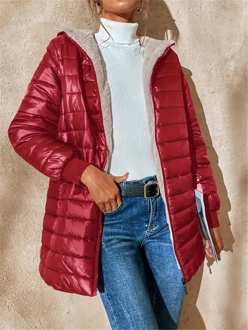 Women's Quilted Hooded Jacket – Stylish Warmth for Chilly Days 8