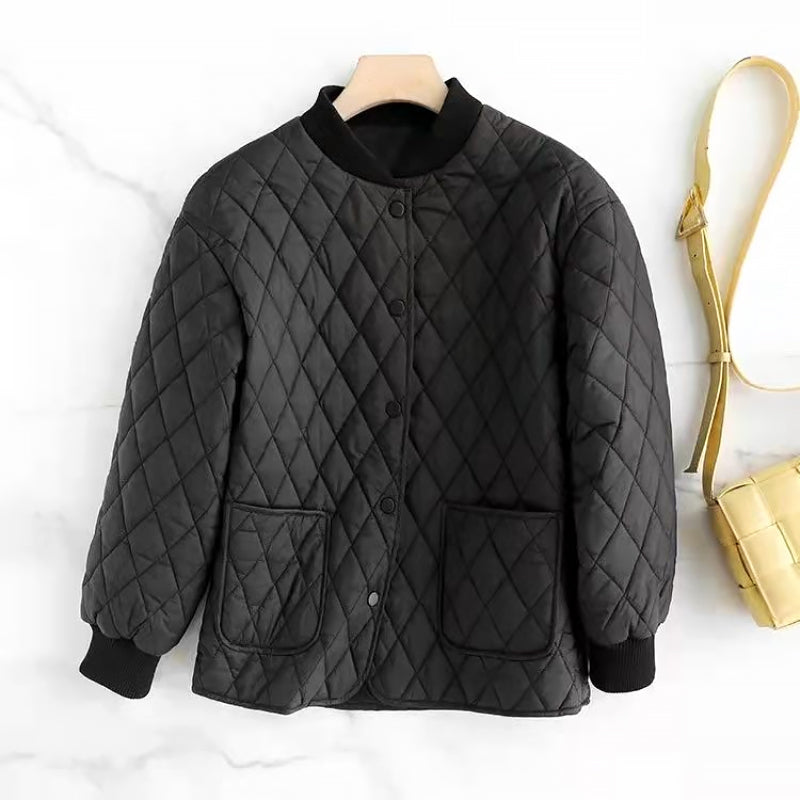 Women's Quilted Jacket – Chic & Cozy Bomber for All-Day Warmth 1