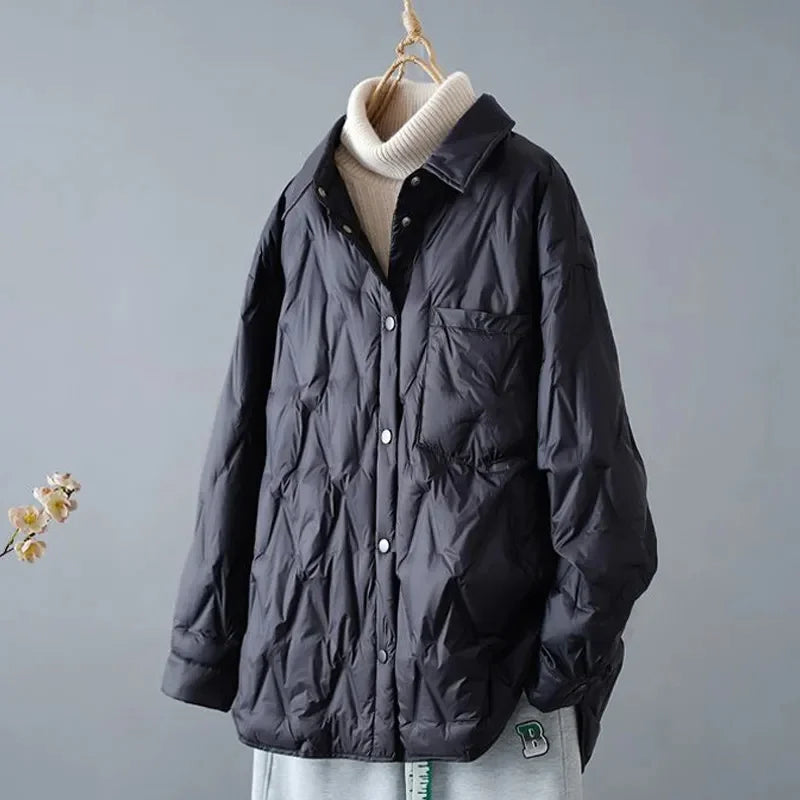 Women's Quilted Shacket – Lightweight & Cozy Fall Layer 1