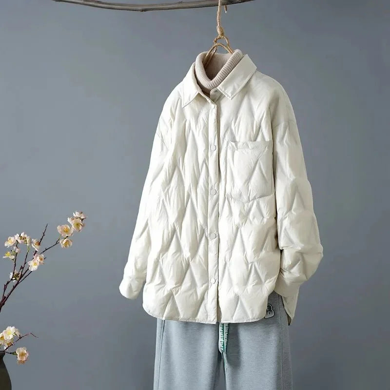 Women's Quilted Shacket – Lightweight & Cozy Fall Layer 2