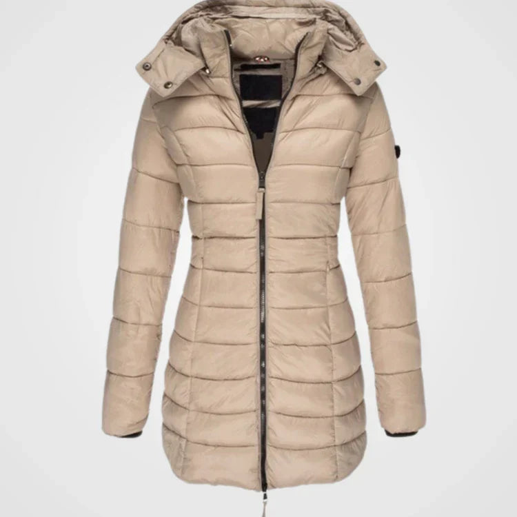Women's Quilted Winter Jacket – Cozy Cotton with Stylish Hood 4