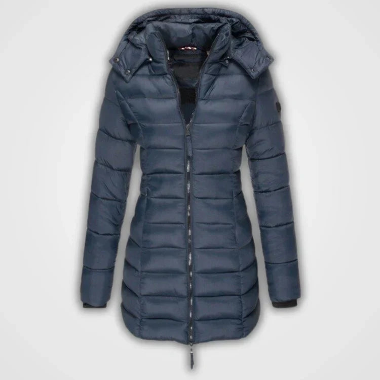 Women's Quilted Winter Jacket – Cozy Cotton with Stylish Hood 5