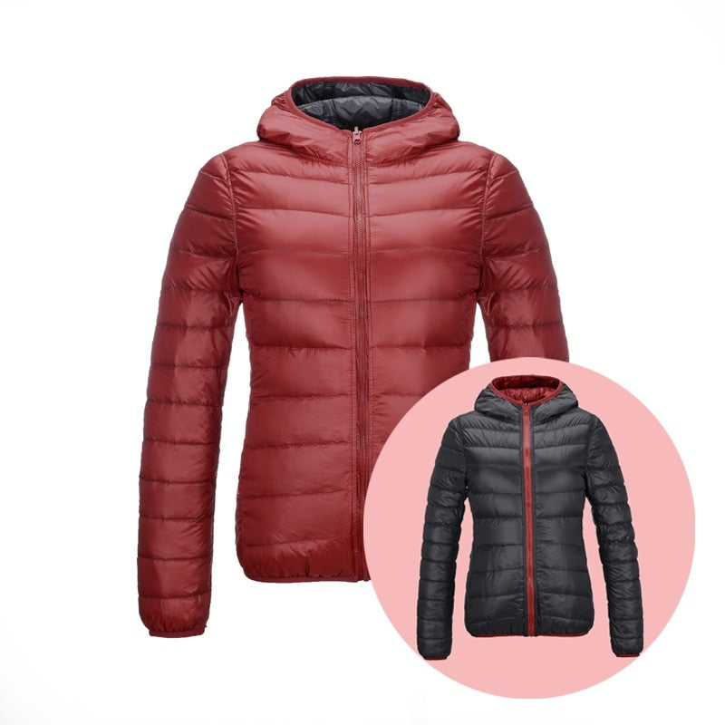Women's Reversible Down Jacket – Ultra-Light & Stylish Comfort 10