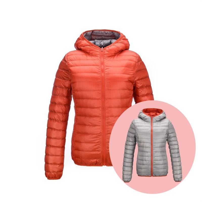 Women's Reversible Down Jacket – Ultra-Light & Stylish Comfort 12