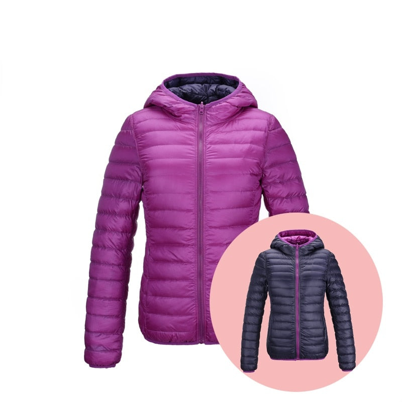 Women's Reversible Down Jacket – Ultra-Light & Stylish Comfort 2