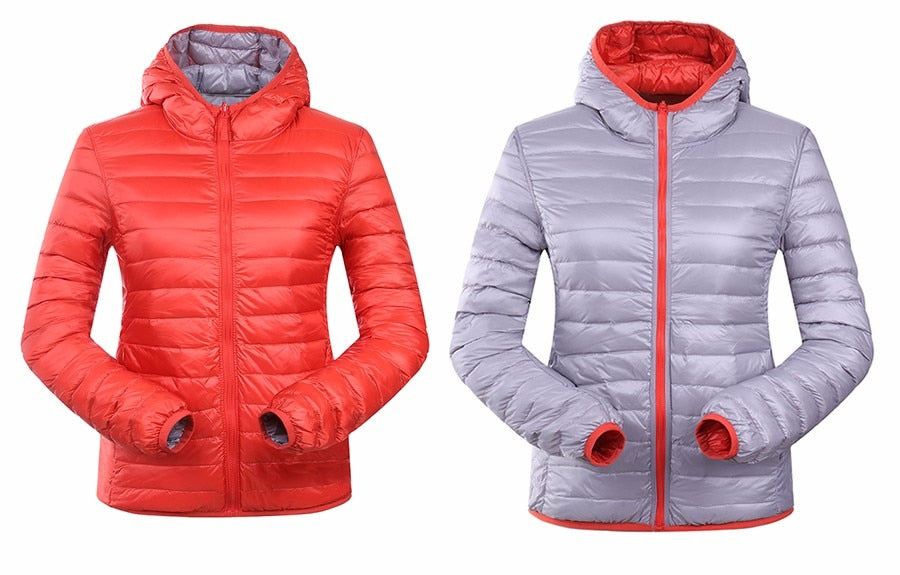 Women's Reversible Down Jacket – Ultra-Light & Stylish Comfort 3