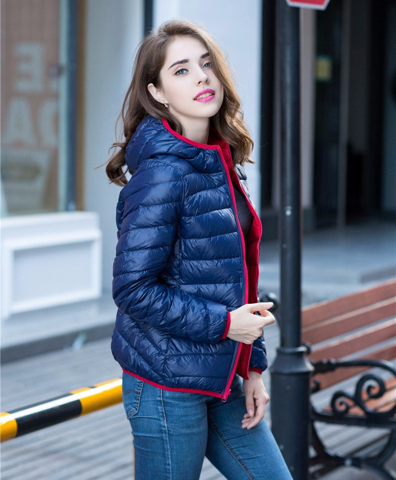 Women's Reversible Down Jacket – Ultra-Light & Stylish Comfort 8