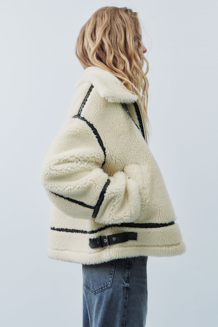 Women's Sherpa Blazer – Cozy Chic for Winter Outings 1