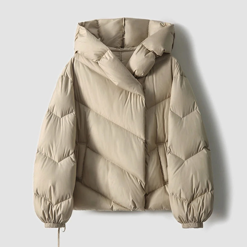 Women's Short Duck Down Jacket – Stylish Warmth for Winter 2