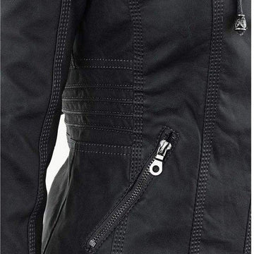 Women's Short Leather Jacket – Chic Style for Effortless Fashion 4