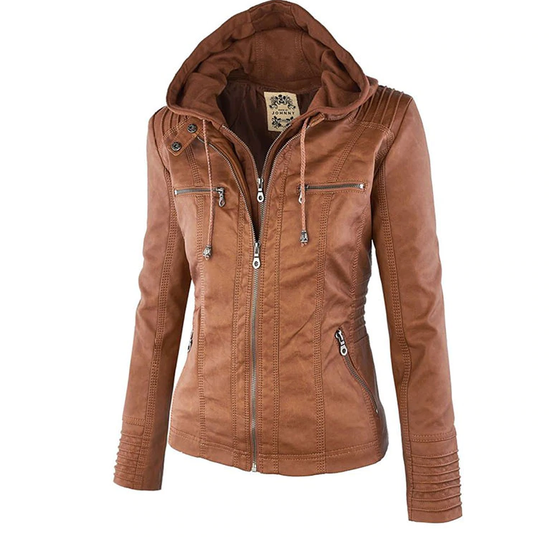 Women's Short Leather Jacket – Chic Style for Every Occasion 3