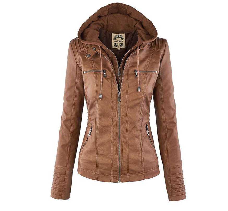 Women's Short Leather Jacket – Chic Style for Every Occasion 6