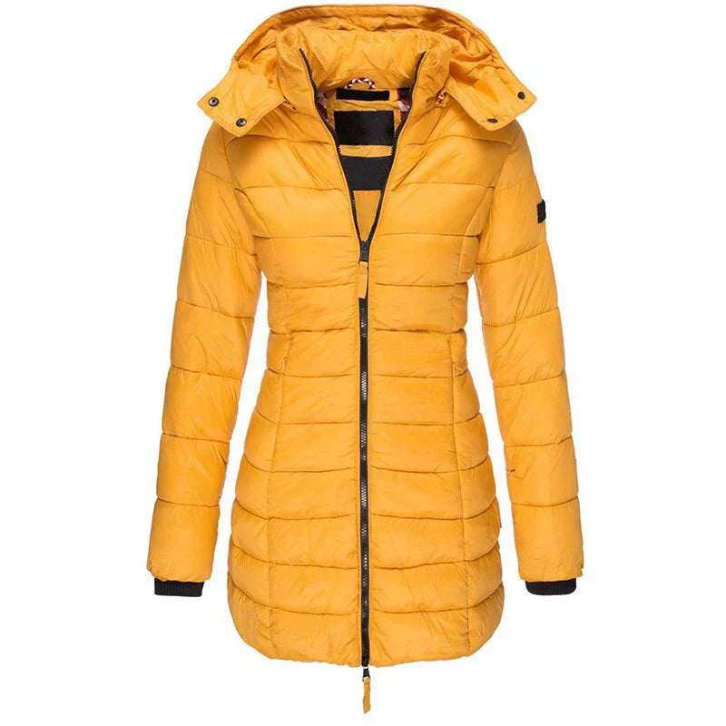 Women's Slim Fit Hooded Jacket – Lightweight & Stylish for Fall 1