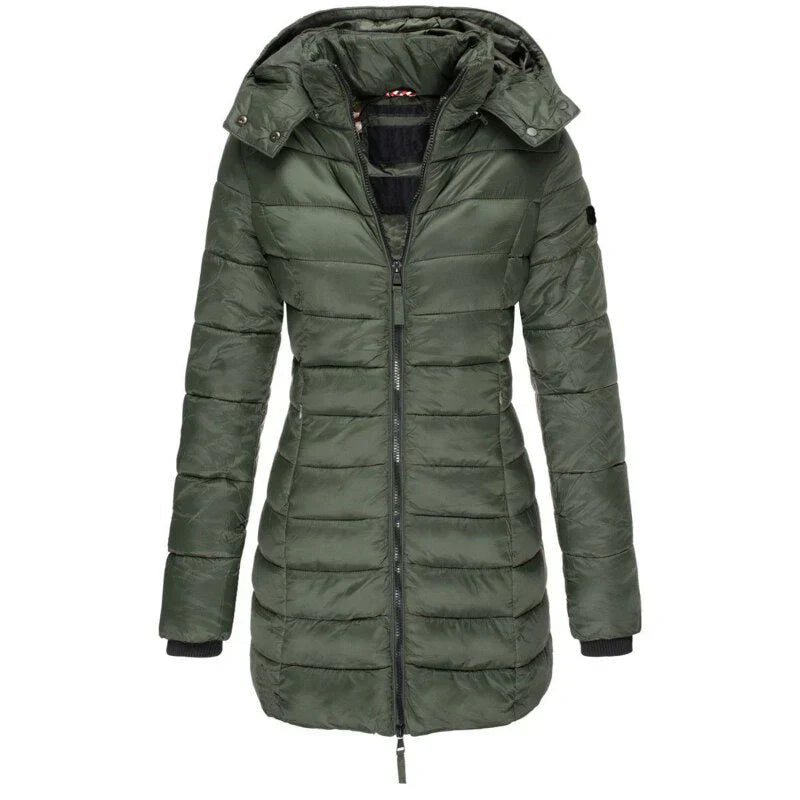 Women's Slim Fit Hooded Jacket – Lightweight & Stylish for Fall 3