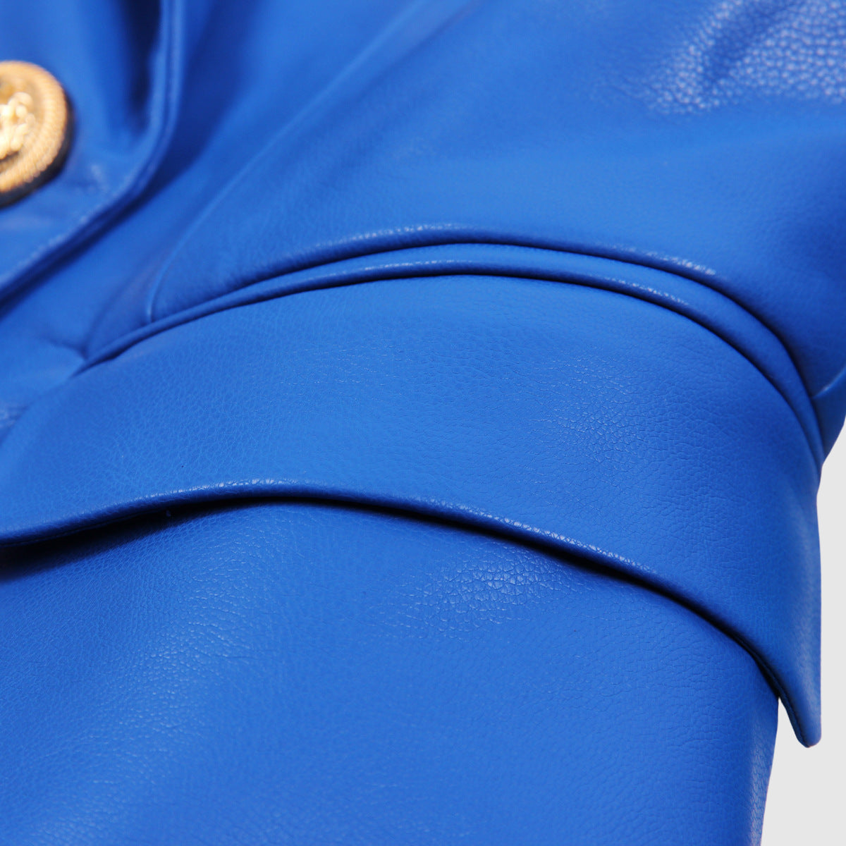 Women's Slim Fit V-Neck Leather Jacket – Chic Style for Every Occasion 6