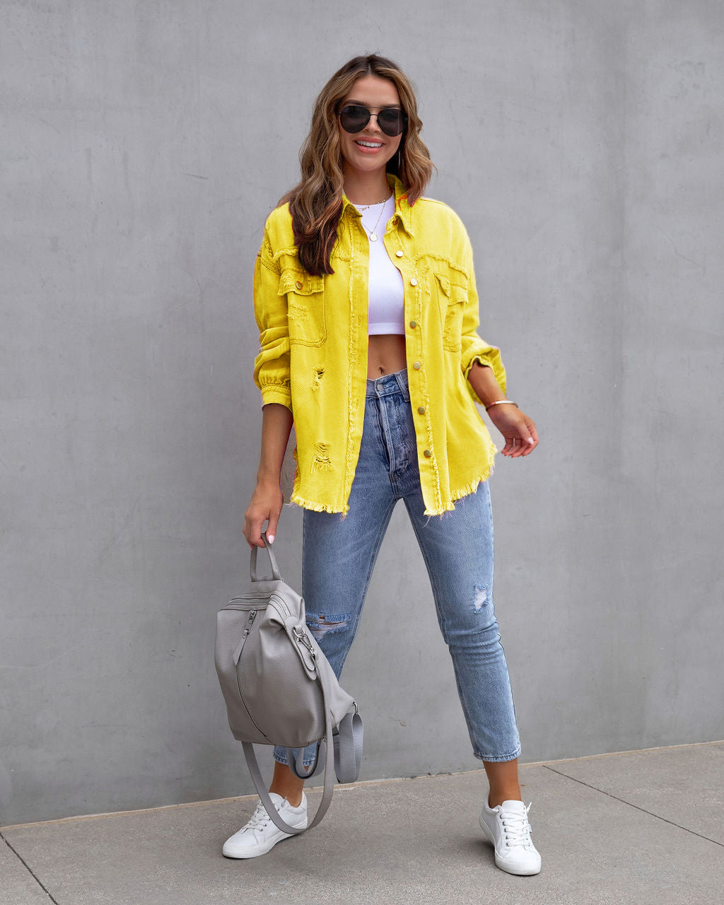 Women's Torn Denim Jacket – Edgy Style for Effortless Outfits 3