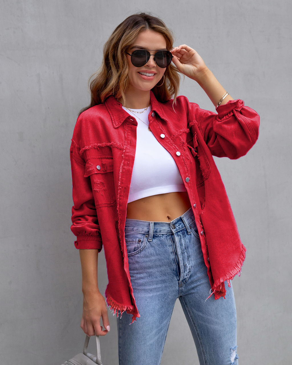 Women's Torn Denim Jacket – Edgy Style for Effortless Outfits 5