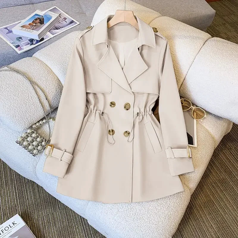 Women's Trench Coat - Tailored Fit for Elegant Everyday Style 6