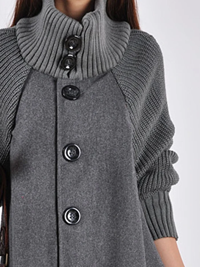 Women's Trench Coat – Elegant High-Neck Design for All-Day Comfort 2