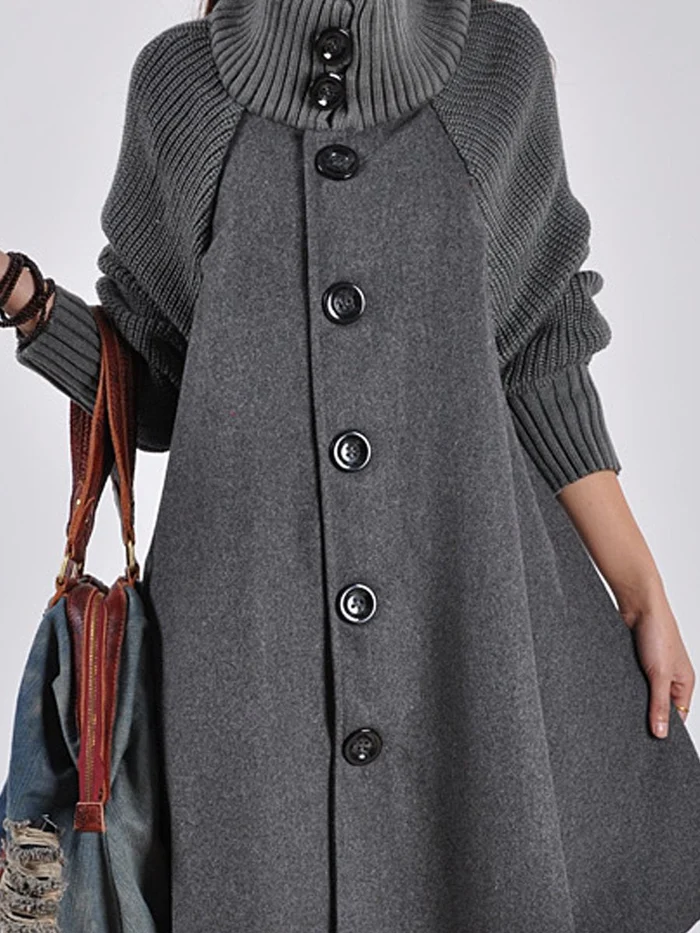 Women's Trench Coat – Elegant High-Neck Design for All-Day Comfort 3