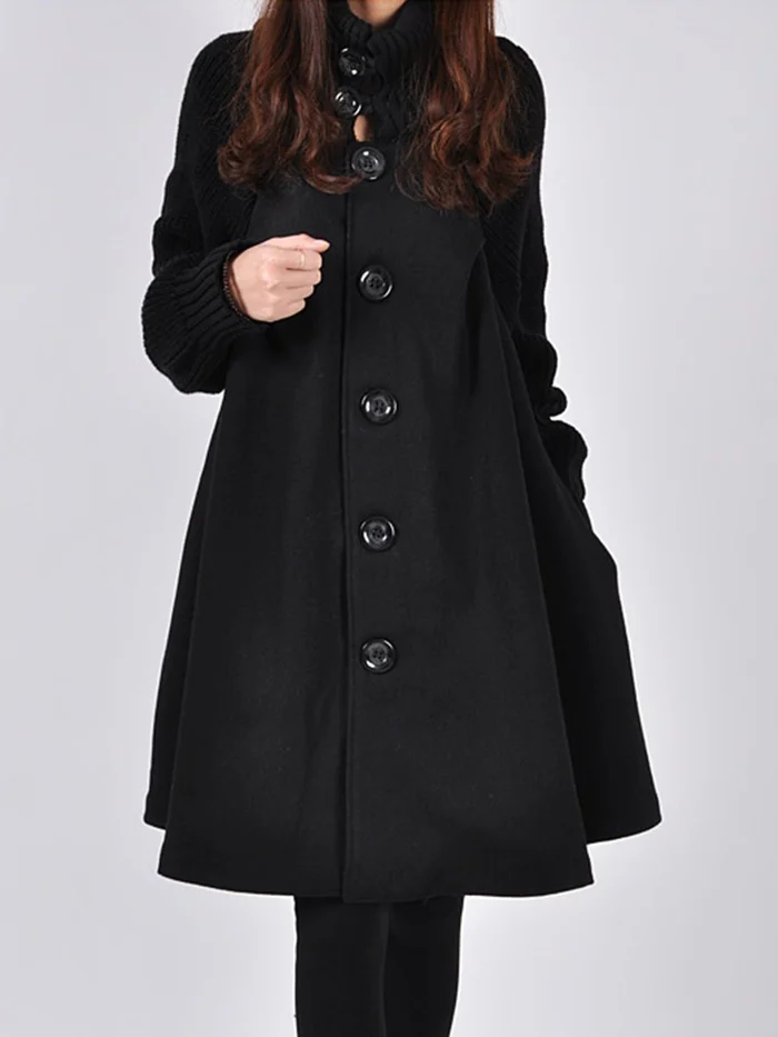 Women's Trench Coat – Elegant High-Neck Design for All-Day Comfort 6