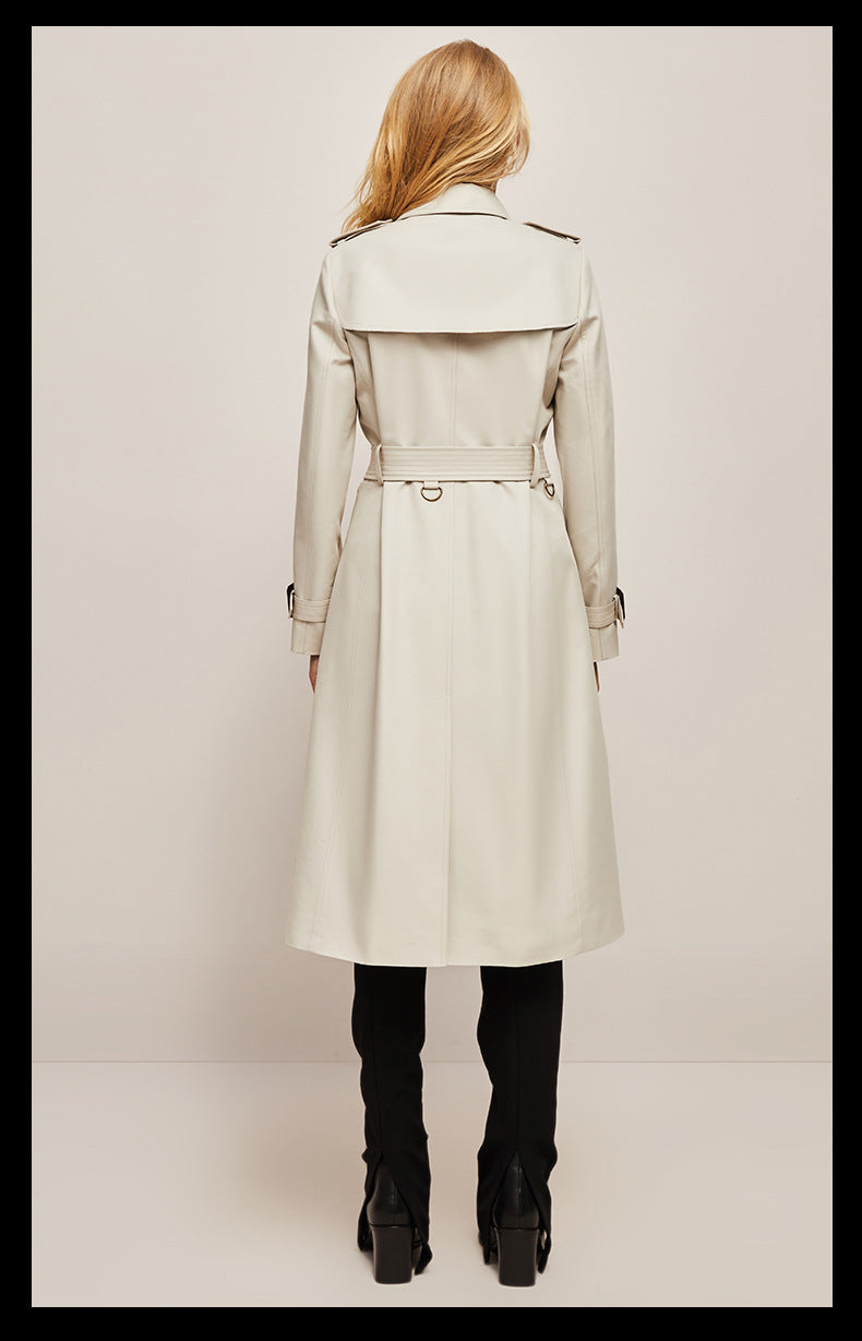 Women's Waist-Cinched Trench Coat – Stylish Windbreaker for All-Day Comfort 8